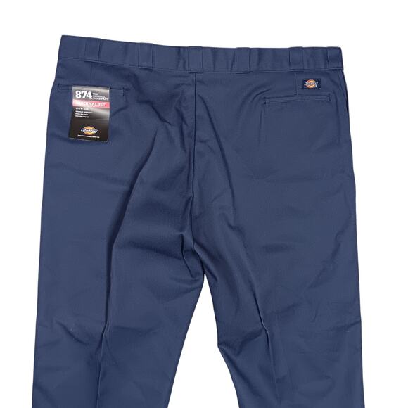 Dickies 874 Original Fit Work Pants Size 48 x 32 Blue NWT - Picture 8 of 10